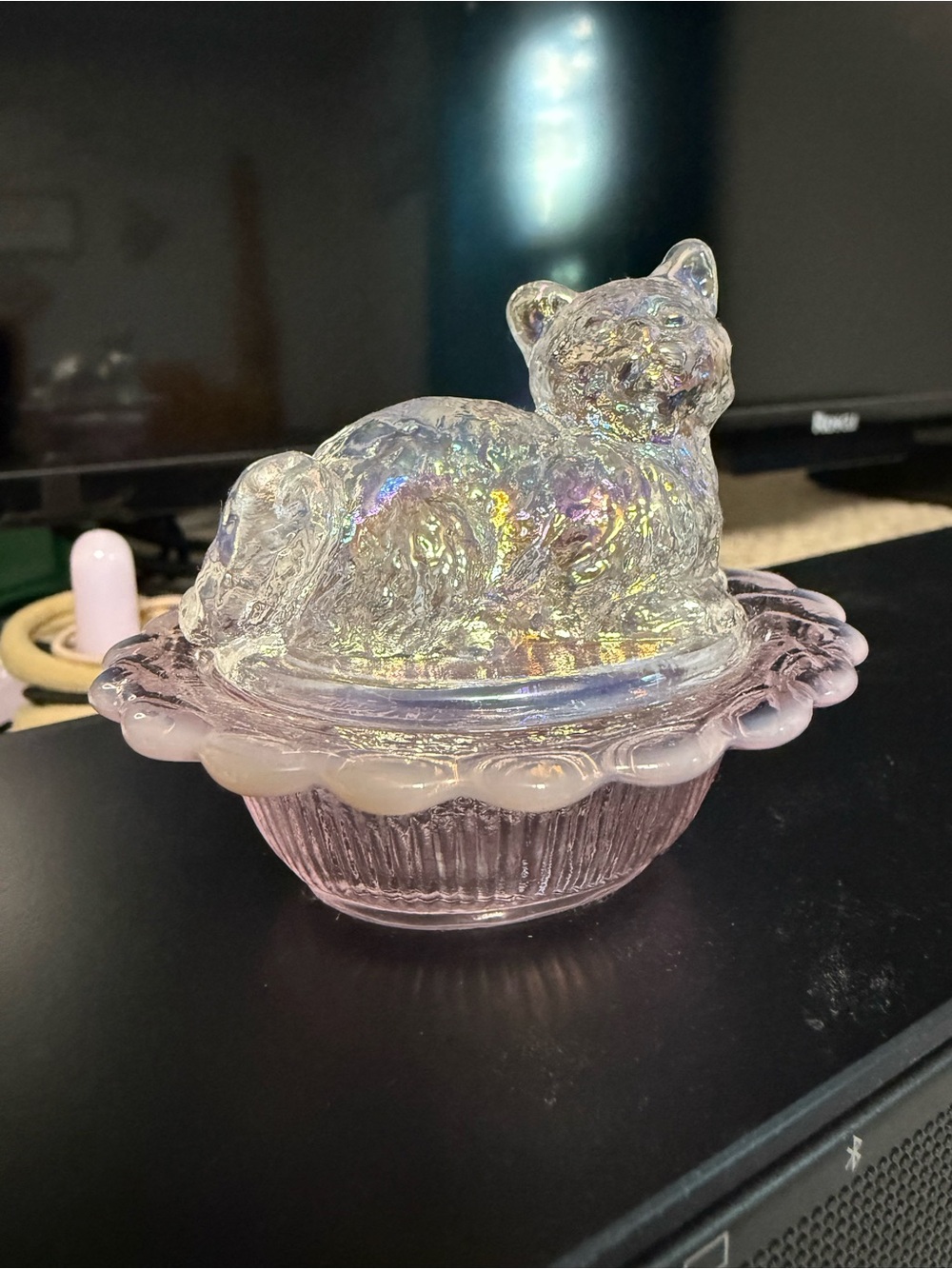 Mini cat on nest marriage *top has callout*